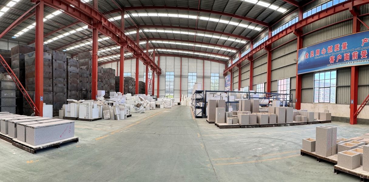 Henan Hongtai Kiln Refractory Co.,Ltd. linha de produção do fabricante