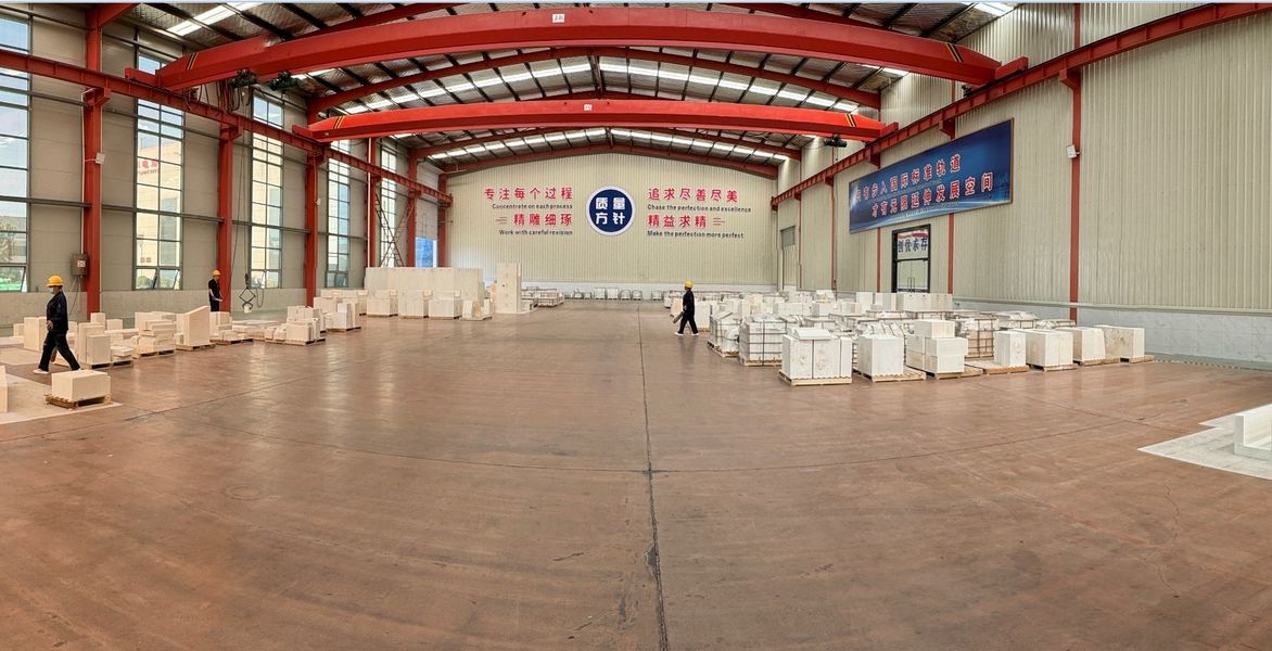 Henan Hongtai Kiln Refractory Co.,Ltd. linha de produção do fabricante