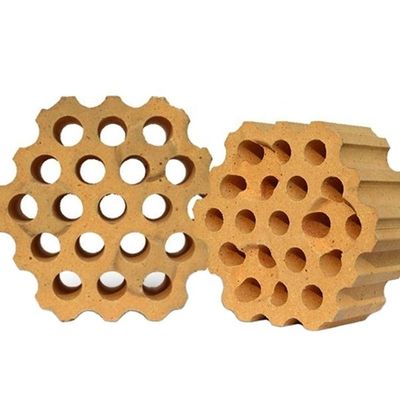 Regenerador de alto-forno a quente 19 buracos Fireclay Checker tijolo com 0,34% de teor de CaO