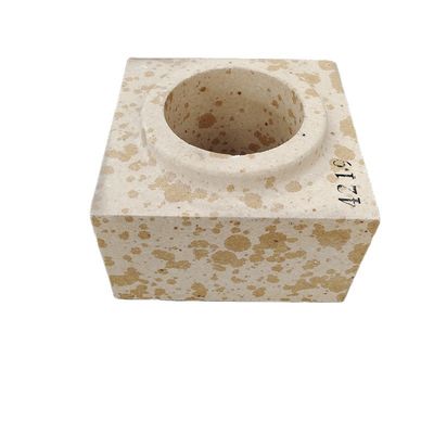 Teor de SiC em % Semi Silica Corundum Carbono de Silício Refractário para Forno de Vidro