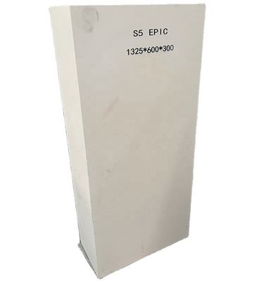 Teor de Fe2O3 ≤ 0,1% Fusão refratária S5 EPIC AZS tijolo para fornos de esmaltes cerâmicos