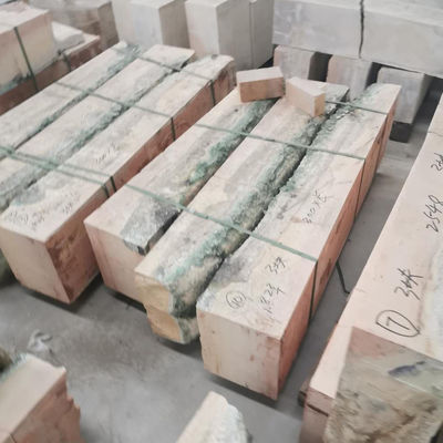 40T Inventário de Refractoridade de Super-Classe Azs-33 Azs-36 Azs-41 Corindão de Zircônio