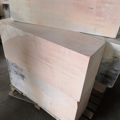 Bloco AZS fundido personalizado para forno de vidro para produção de vidro a temperatura