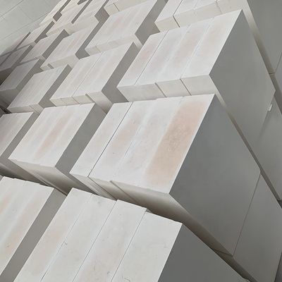 Cimento de circónio corindão sinterizado para produção de fornos de vidro de forma durável e eficiente