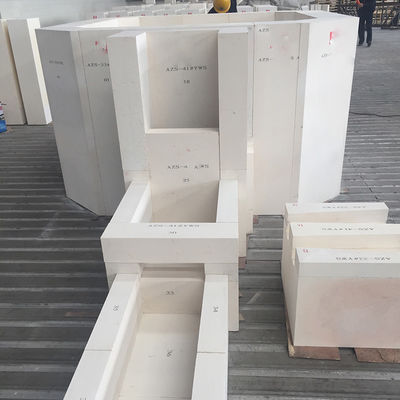 Forno de vidro resistente a altas temperaturas tijolo AZS com processos de fabricação avançados