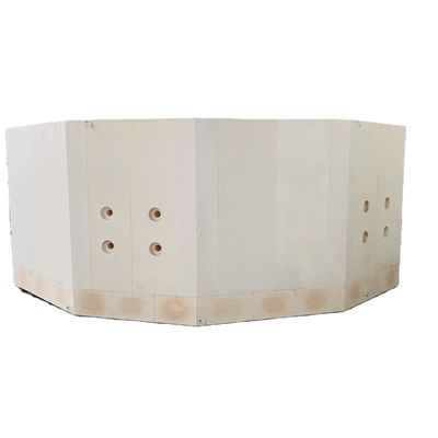 Refractoriedade 1770°-2000° Refractórios AZS fundidos para fornos de vidro