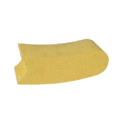 Alto refratariedade de argila tijolo refratário para cerâmica fogo teste de cristais em amarelo
