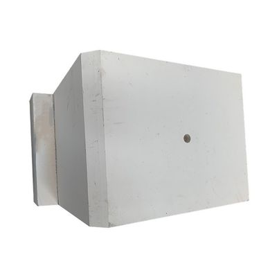 Placa AZS fundida com forma de tijolo e resistência à erosão para fundo de forno de vidro