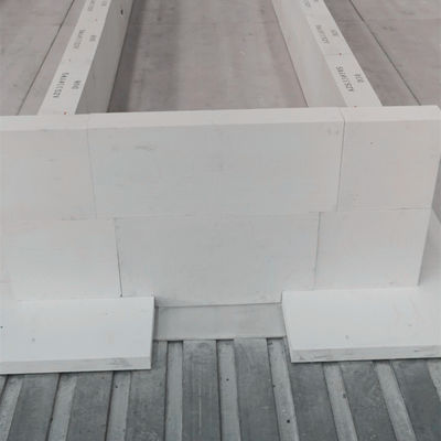 Bloco de parede de porta AZS fundido resistente a altas temperaturas para forno de vidro de fusão fabricado