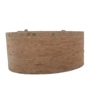 Teor de CrO % 0 Soldadura refratária tijolo dividido com e resistente a altas temperaturas