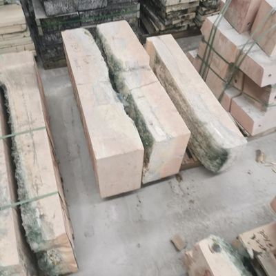 40T Quantidade de inventário Melhor bloco de tijolo de fogo para pequeno forno de fusão de vidro Azs tijolo