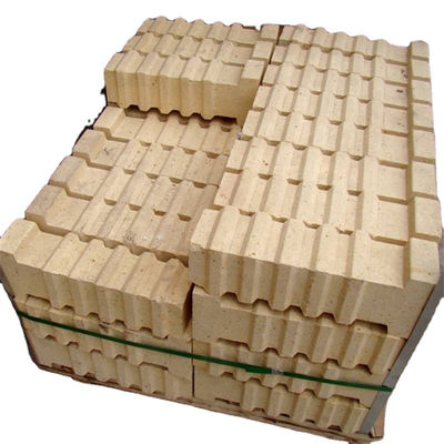 Oem/Odm Para Bolier Amarelo Sinterizado Refractário Fireclay Bricks Tamanho Padrão 230x114x75mm