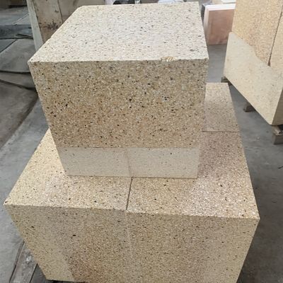 Refractoridade comum 1580° Refractoridade 1770° tijolo refratário para forno de tanque de vidro