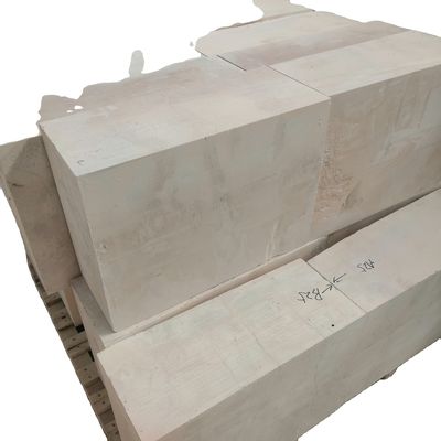 Tamanho personalizado Azs tijolo refratário 41 para forno de garrafas de vidro de alta temperatura