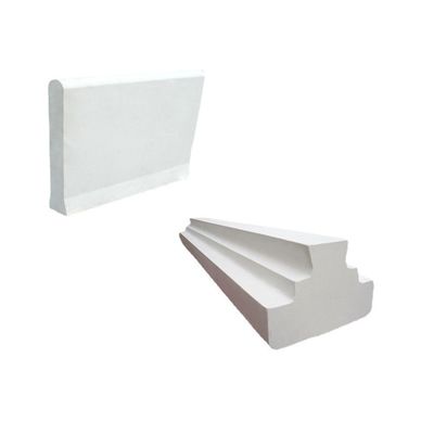 Teor de CrO % vidro flutuante tijolo de porta de forno com isolamento elétrico cerâmica de quartzo