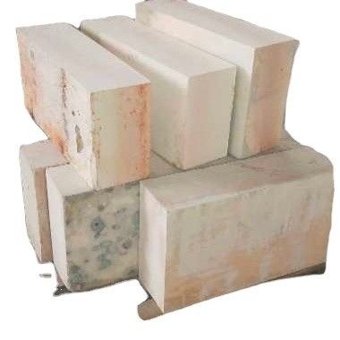 Cimento refratário de alta alumina certificado ISO9001 Azs 41 para forno de fusão de vidro