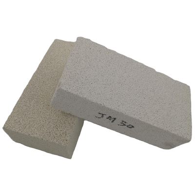 tijolo de isolamento mullite branco para revestimento de fornos JM23 JM26 JM28 alta alumina bauxita