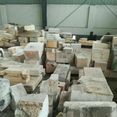 30,7 g/cm3 Bloco de zircônio fundido de densidade a granel para refratários no forno de sucata AZS