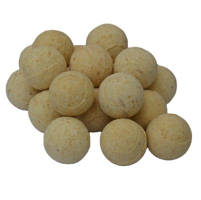 Bolas cerâmicas refratárias de alta pureza para reformadores de fornos industriais em amarelo claro