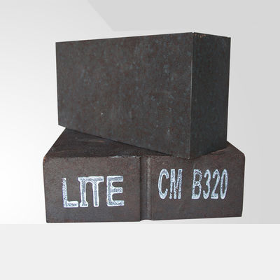1700C Magnesia Chrome tijolo refratário tijolo para resistência à erosão do forno RH / AOD