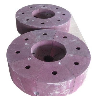 Refractoriedade 1770°-2000° tijolos sinterizados forno de vidro corredor de slide Chrome Corindão tijolo