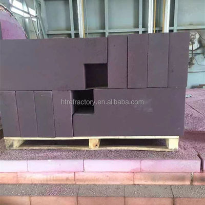 Tamanho personalizado Corundum Mullite Cromo Respirável Silicio Refractário Casting Brick