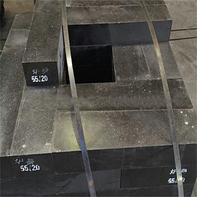 Indústria siderúrgica Magnesia Carbon Steel Ladle Fire Bricks com 70-87% de MgO Sample