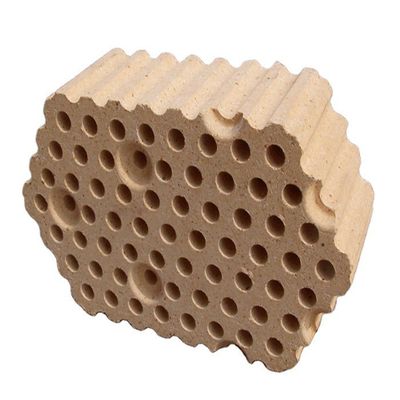 25-45 Mpa Resistência ao esmagamento a frio Refractário Checker tijolo para forno de coque Resistência material