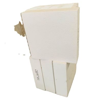 Refractoridade 1770°-2000° Resistente ao calor tijolo de corindão branco para fornos de vidro