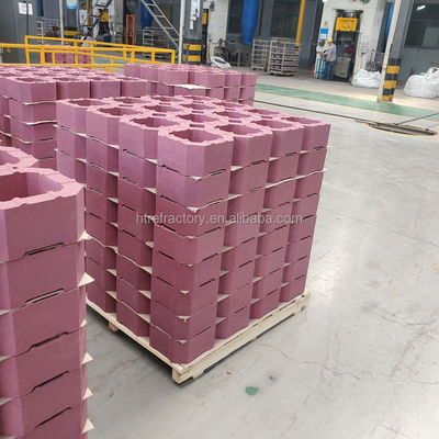 tijolo de corindão cromo com excelente resistência ao choque térmico para a indústria metalúrgica