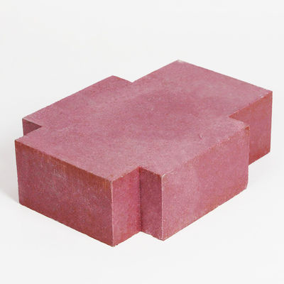 tijolo de corindo cromo para o regenerador de forno de vidro forma octogonal e material durável
