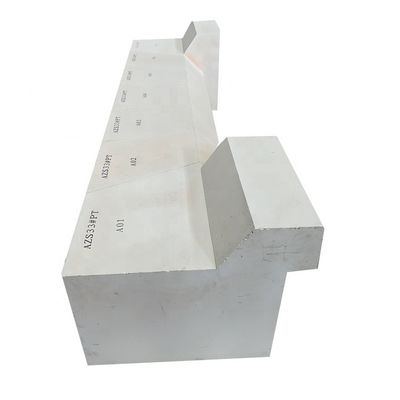 Indústria indiana de vidro Monofrax S-3 S-4 S-5 AZS tijolo com refractariedade de 1770°-2000°