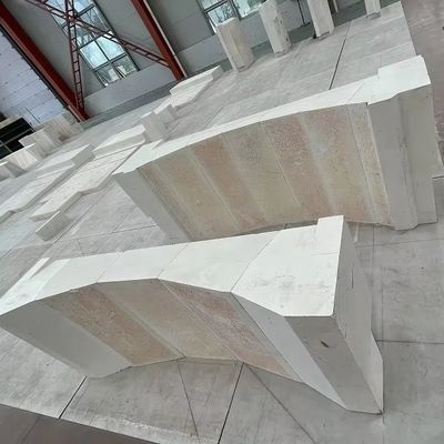 Alta Refractoridade Esquerda e Direita Gable AZS fundido Zirconia fundição alumínio Silica tijolo