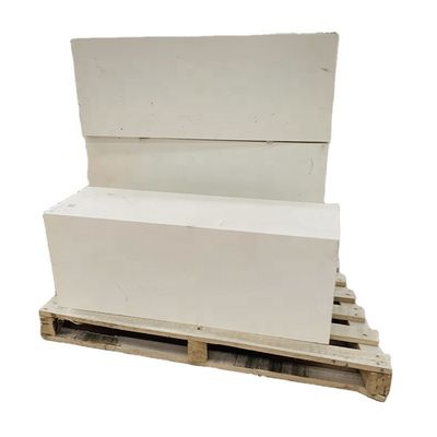 Grau de refractariedade 1770° Refractariedade 2000° Bloco AZS fundido para forno de vidro