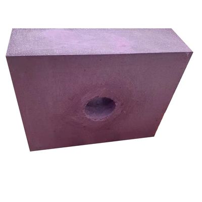 tijolo de corindão cromado personalizável feito de bloco de alumina durável para resistência ao desgaste