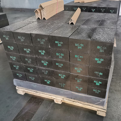 70% Conteúdo de MgO tijolo de carbono de magnesia fundido para refratário de poça de aço no forno de arco
