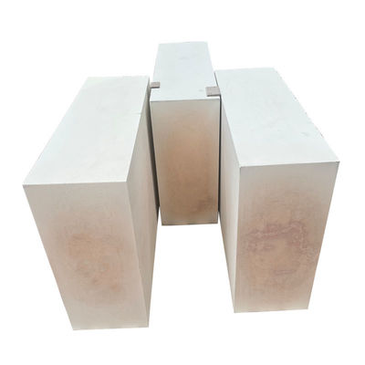 Sem óxido de cromo Zircon fundido AZSWS41 33 36 Vaid Free Casting Brick For Glass Oven
